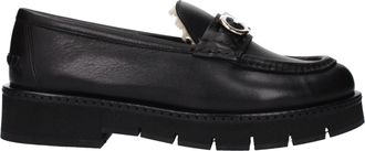 Ferragamo Ofelia Mujers Mocasines Cuero Negro