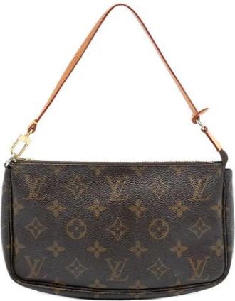 Louis Vuitton Pre-owned Shoulder Bags, female, Brown, Size: ONE SIZE Pre-owned Vintage Shoulder Bag