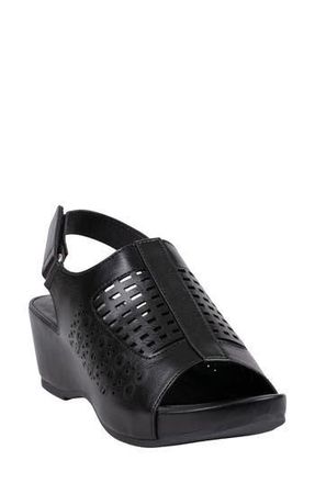 Good Choice Shoes Mahina Wedge Sandal in Black at Nordstrom Rack, Size 7.5