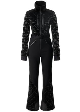 Mackage Inga Quilted Bonded Fleece ski Suit - Black - S (UK8-10 / S)
