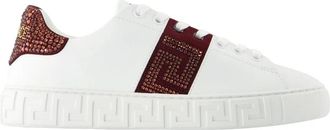 Versace Greca Versierde Sneakers - Heren - Sneakers - Wit - 37 EU - Schoenen