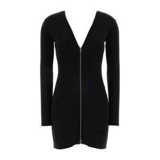 Alexander Wang Alexander Wang, Party Dresses, female, Black, Size: XS Continuous Zipper Mini Dress