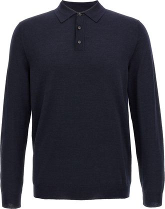 Zanone Virgin Wool Polo Shirt