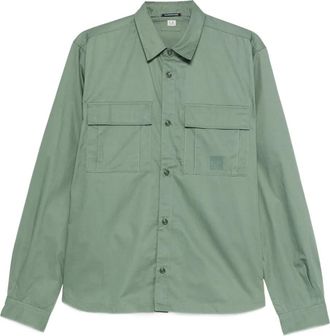 C.P. Company Camicia con doppia tasca - Verde