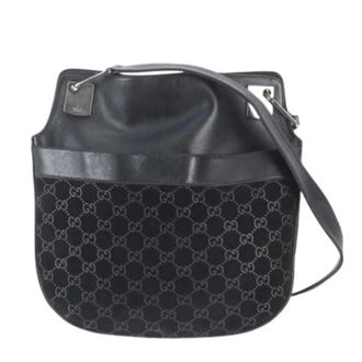 Gucci Pre-owned Vintage Schoudertas - Dames - Vintage Schoudertas - Zwart - ONE Size - Leer - Vintage