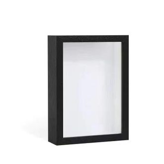 OEM Marco De Fotos Minimalista 3d Hueco De 20 Cm (8 Pulgadas) Para Armar T&uacute; Mismo - Negro