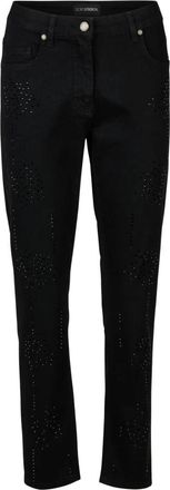 Doris Streich Slim-fit Jeans - Dames - Regular Fit Jeans - Zwart - 2XL - Jeans