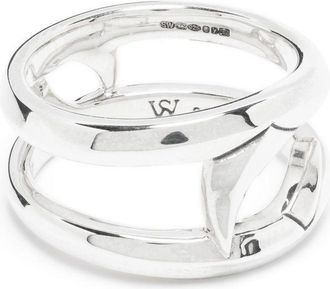 Stephen Webster Sterling Silver Double Thorn Ring - Mens - Sterling Silver