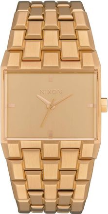Nixon Ticket Quartz Gold Dial Ladies Watch A1262-502