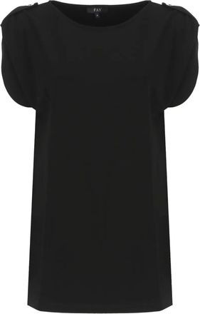 Fay T-shirt girocollo - Nero
