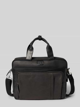Strellson Laptoptasche aus echtem Leder in BLACK, Gr&ouml;&szlig;e 1