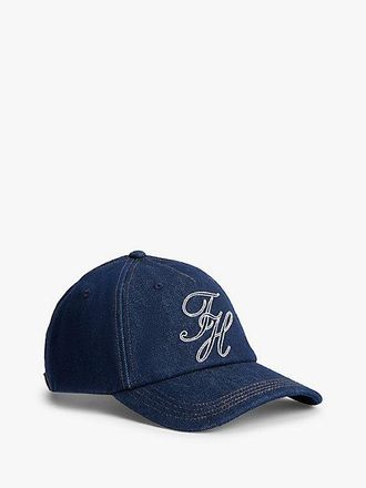 Tommy Hilfiger Logo Embroidery Denim Baseball Cap