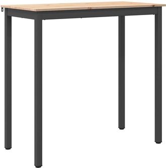 vidaXL Bar Table Natural 110 x 55 x 105 cm Solid Pine Wood vidaXL