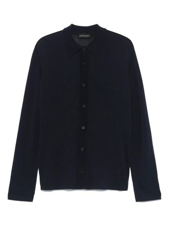 Roberto Collina Katoenen overhemd - Blauw