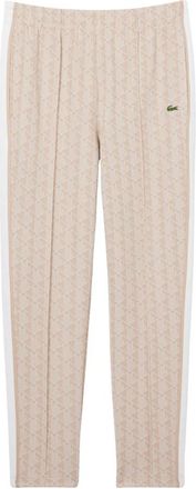 Lacoste Broeken, Heren, Beige, XL, Paris monogram trainingsbroek