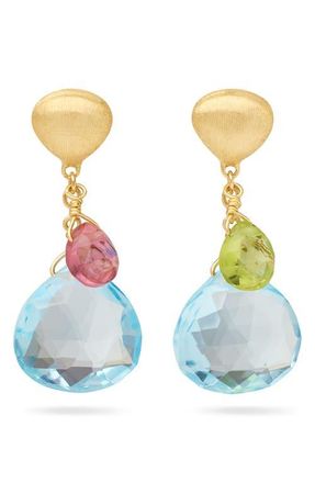 Marco Bicego Paradise 18K Yellow Gold Semiprecious Stones Earrings at Nordstrom