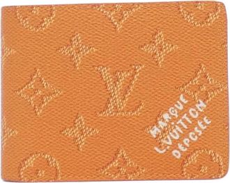 Louis Vuitton Monogram Caramel Coated Canvas Long Bill Wallet (Bi-Fold) (Pre-Owned)