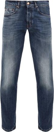 Don the Fuller Seoul Carrot Fit Jeans - Heren - Loose Fit Jeans - Blauw - W32 - Katoen - Jeans