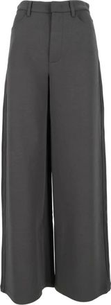 Max Mara Alba Jersey Broek - Dames - Broeken - Grijs - Maat: L Jersey