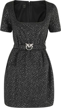 Pinko Araceli belted mini dress - Black