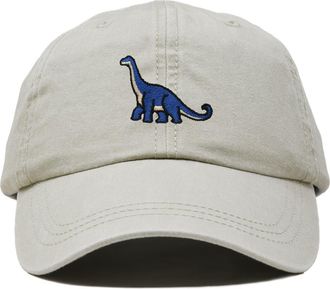 Dalix Brachiosaurus Dad Cap in Washed Stone White at Nordstrom