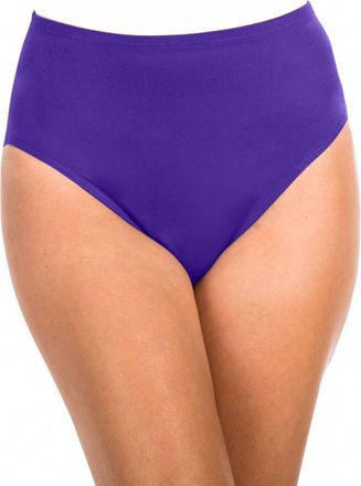 Miraclesuit Classic Brief Swim Bottom In Purple