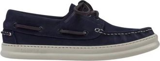 Camper Mocassini in nautische stijl - Heren - Bootschoenen - Blauw - 41 EU - Leer - Schoenen