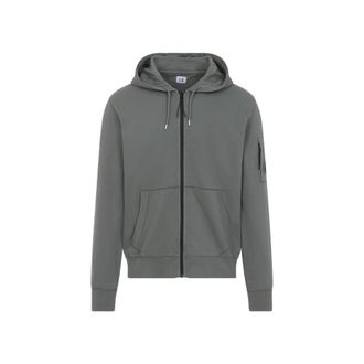 C.P. Company Grey Fleece Hoodie