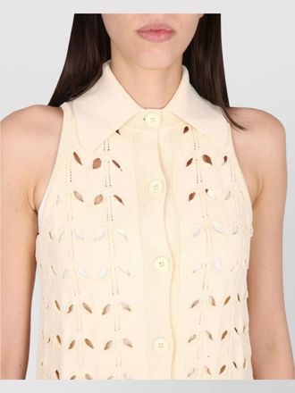 Max Mara perforated mini dress