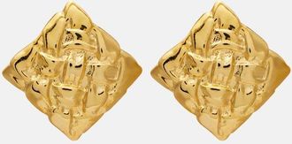 Jennifer Behr Blaine gold-plated earrings