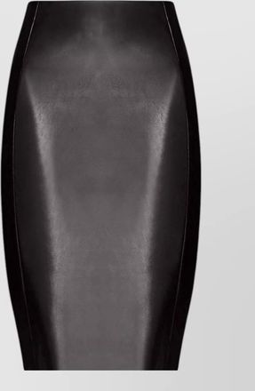 Wolford faux-leather high-rise midi pencil skirt