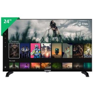 Telefunken Tvc led 24 fhd smart tv HDR10 1HDMI 1USB tivusatwifi dolby audio - Telefunken