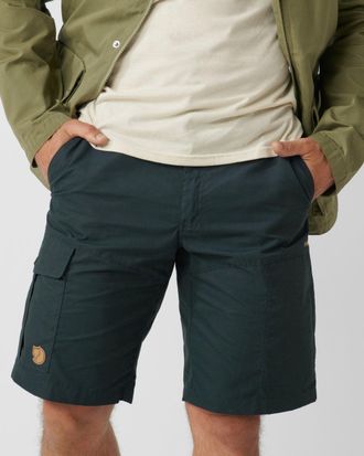 Fj&auml;llr&auml;ven Karl Pro Mens Shorts - Dark Grey - Size 34 (Waist)