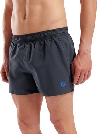 Arena Badeshorts ARENA FUNDAMENTALS X-SHORT R, Herren, Gr. S, N-Gr, asphalt, neon blau, Obermaterial: 100% Polyester, Badehosen Badeshorts