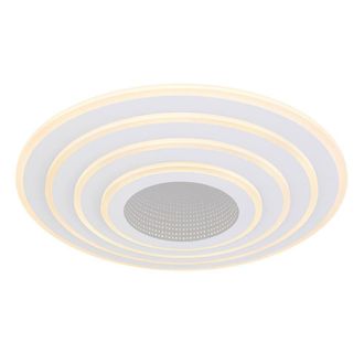 Netlighting Jocelyn Semi Ceiling Light White LED Dimmable 2700-6500K Remote Timer