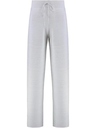 Fabiana Filippi lurex straight trousers - Grey