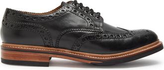 Grenson Archie Leather Brogues - Black - 12 (IT46 / UK12)