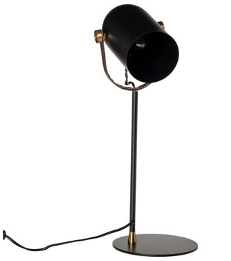 Koketto Home L&aacute;mpara de mesa de metal negro