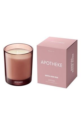 Apotheke Santal Rock Rose Petite Candle in Light/pastel Red at Nordstrom