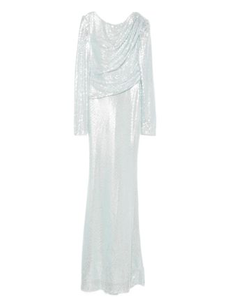 Atu Body Couture Maxi-jurk verfraaid met pailletten - Blauw