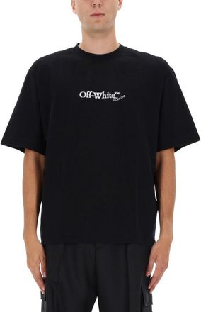 Off-white Short-Sleeve Black T-Shirt
