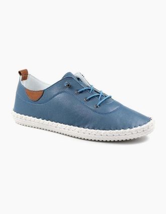 Lunar Womens Lunar St Ives FLE030 in Mid Blue - Size: 3