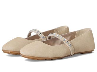 Mia MLE-Karolin Womens Flat Shoes Sand : 8.5 M, Leather