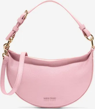 Cole Haan Womens Elizabeth Leather Crossbody Bag - Pink