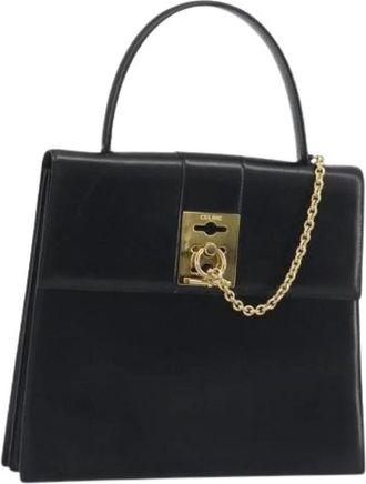 Celine Pre-owned Vintage Hand Bag - Dames - Vintage Handtas - Zwart - ONE Size - Leer - Vintage