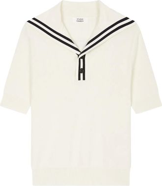 STUDIO TOMBOY Top a maniche corte - Bianco