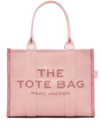 Marc Jacobs Pink The Jacquard Top Zip Large Tote