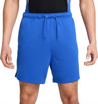 Nike Flow Mesh Shorts In Game Royal White