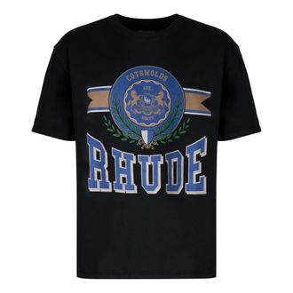 Rhude Hombre, Camisetas, Negro, Talla: M