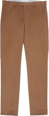 Brooks Brothers Stretch Katoenen Chinos - Heren - Chinos - Bruin - W40 - Katoen - Broeken